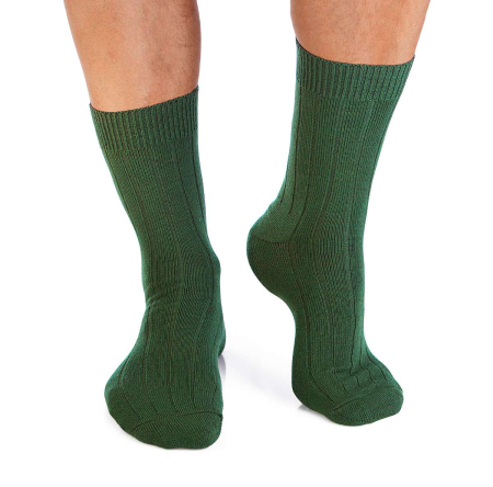 Merino Warm - Șosete groase din Lână - Verde închis