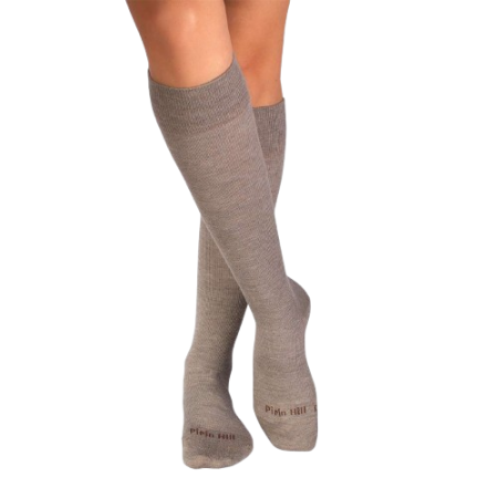 Șosete lungi compresive 3/4  din Lână Merinos Bej [7]