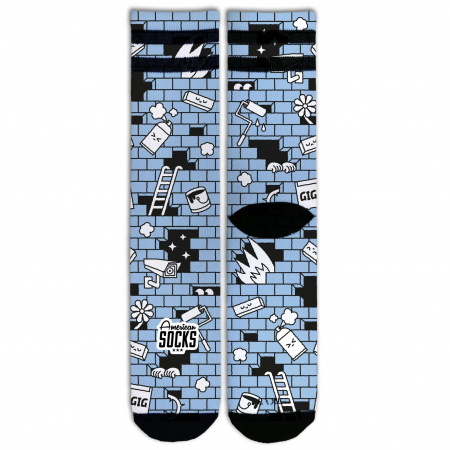 Rock - Sosete lungime medie Coolmax Pink Floyd The Wall