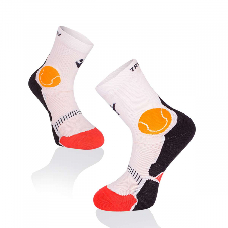 Sosete Tenis - Sosete pentru tenis Fusion Rosu Portocaliu Negru