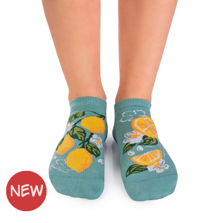 Șosete scurte bumbac Arty Socks cu Lămâi Turcoaz [2]