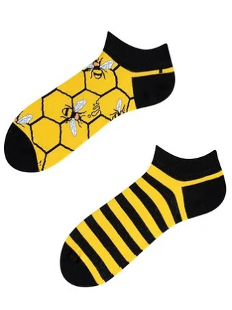 Sosete amuzante barbati - Sosete scurte bumbac Busy Bee