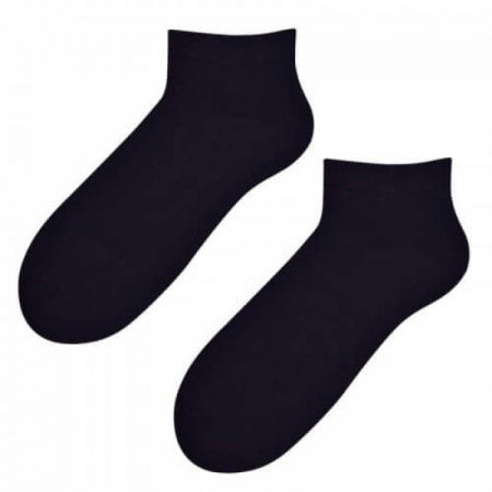 Sosete clasice barbati - Sosete scurte bumbac Invisible Black