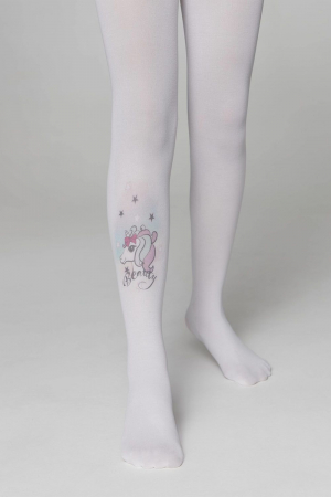 Ciorapi fete din microfibra cu model unicorn Beauty 50 Den [1]