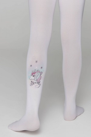 Ciorapi fete din microfibra cu model unicorn Beauty 50 Den [2]