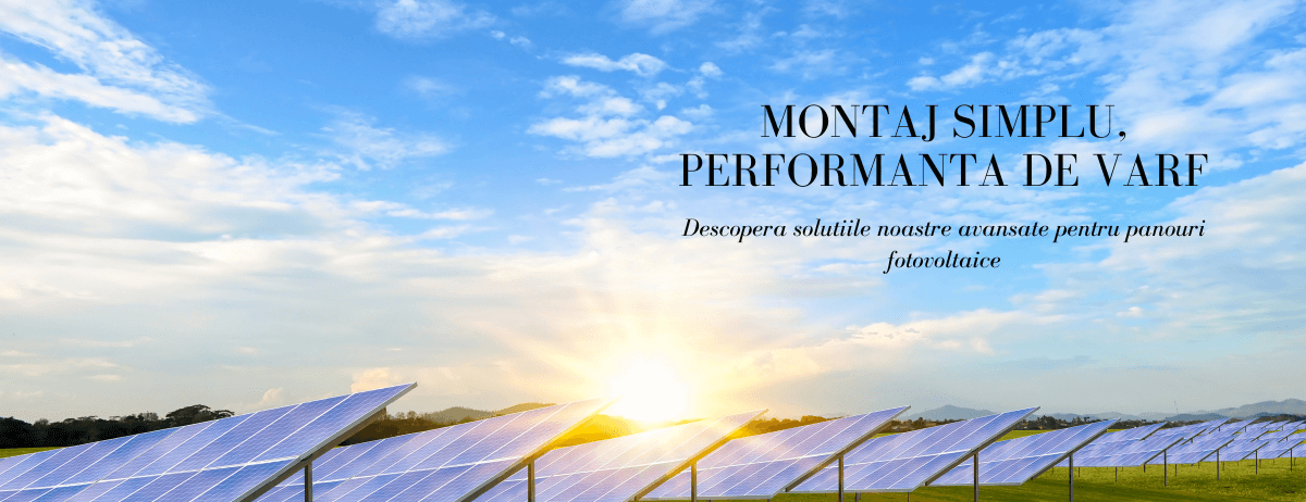Sisteme montaj panouri fotovoltaice