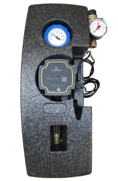 Grup de pompare simplu pentru instalatii solare cu pompa Grundfos UPM3 [2]
