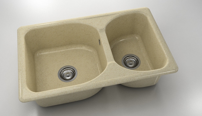 Chiuveta bucatarie cu doua cuve 80 x 49 cm [1]