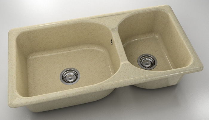 Chiuveta bucatarie cu doua cuve 95 x 49 cm [1]