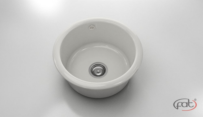 Chiuveta bucatarie rotunda  Ø49 cm montare pe blat [1]