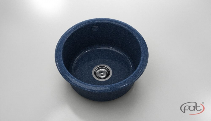 Chiuveta bucatarie rotunda  Ø49 cm montare pe blat [1]