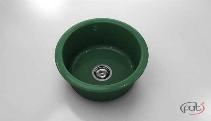 Chiuveta bucatarie rotunda  Ø49 cm montare pe blat [1]