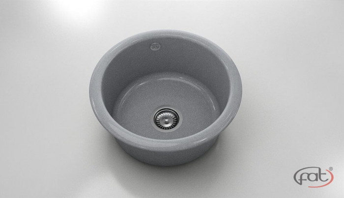 Chiuveta bucatarie rotunda  Ø49 cm montare pe blat [1]