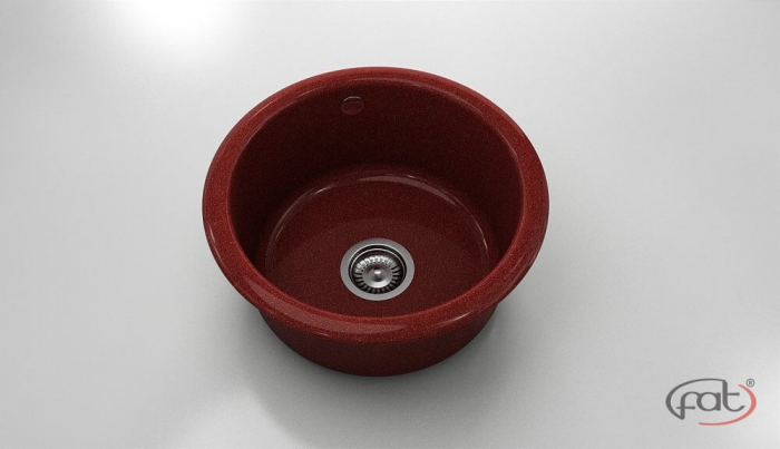 Chiuveta bucatarie rotunda  Ø49 cm montare pe blat [1]