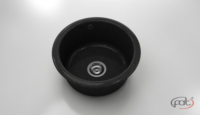 Chiuveta bucatarie rotunda  Ø49 cm montare pe blat [1]