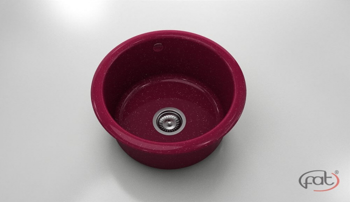 Chiuveta bucatarie rotunda  Ø49 cm montare pe blat [1]