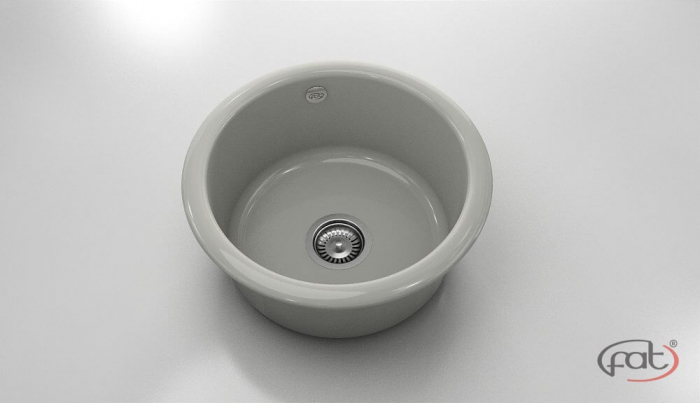 Chiuveta bucatarie rotunda  Ø49 cm montare pe blat [1]