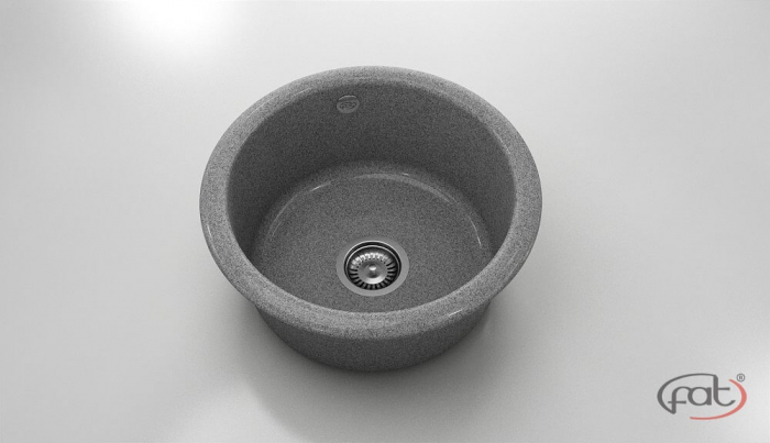 Chiuveta bucatarie rotunda  Ø49 cm montare pe blat [1]