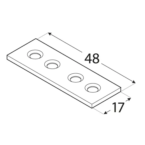 Conector ingust 48x14x1,5 LW 50 [2]