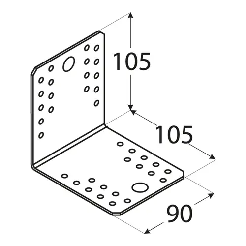 Coltar Lemn 105x105x90x2.5 - KL5 [2]