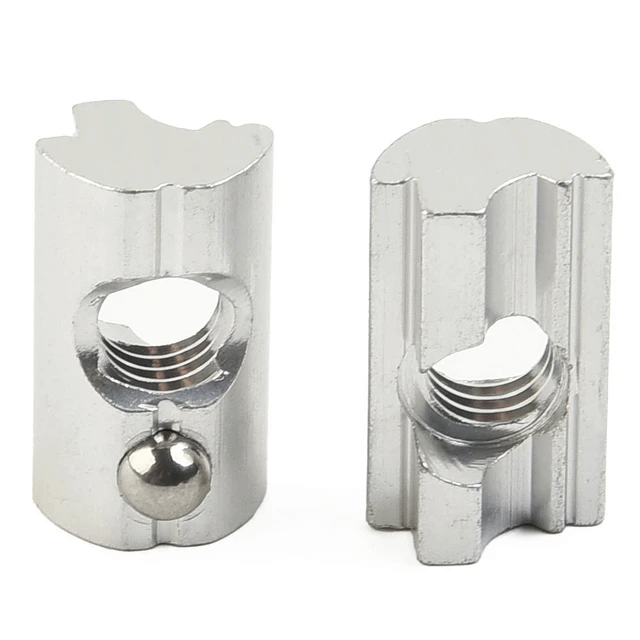 Piulita cu bila pentru fixarea clemelor pe profilul de aluminiu [3]