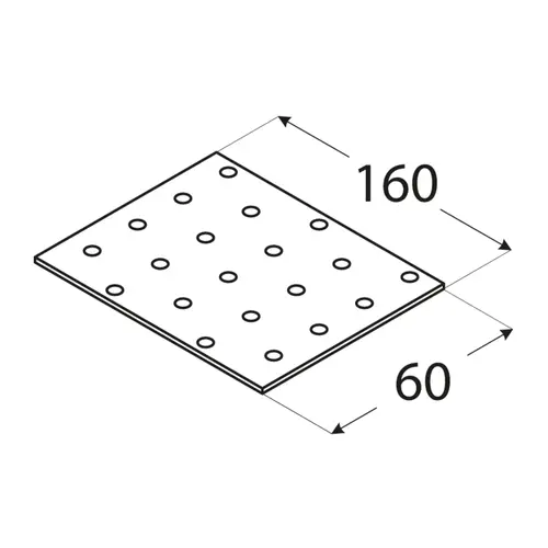 Placa Perforata 160x60x2 - PP6 [2]