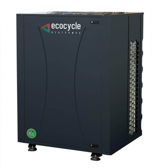 Pompă de căldură aer-apă COSMICTERM Ecocycle M35 35 kW trifazată, A+++, cu tehnologie Full DC Inverter și agent frigorific R32 [1]