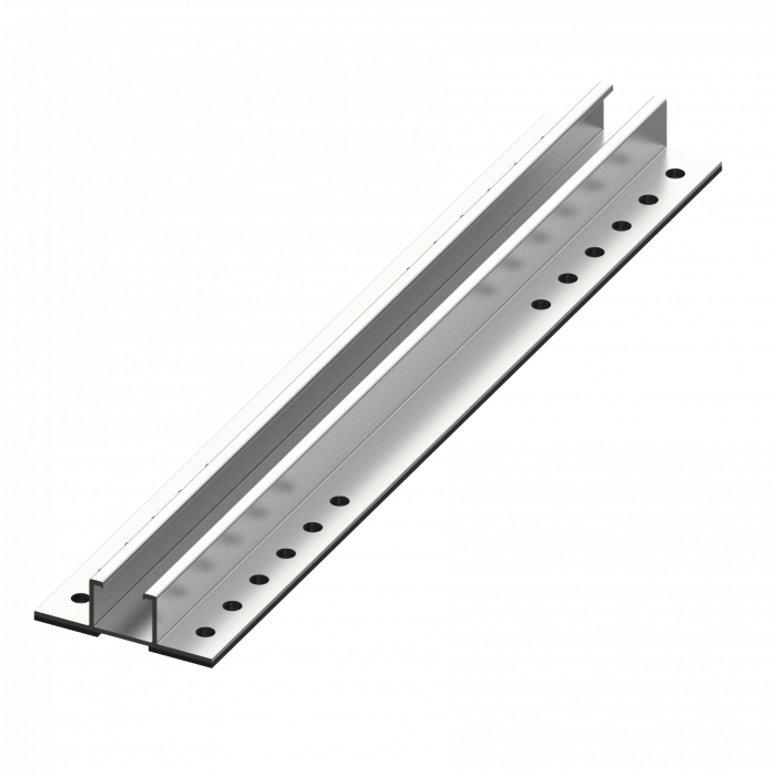 Sina mini rail prindere panouri fotovoltaice cu 4 suruburi autoforante [2]