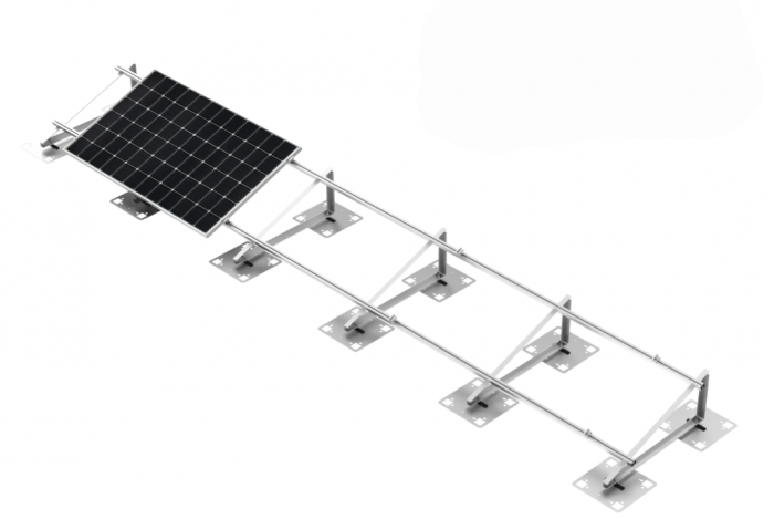 Triunghi montaj panouri fotovoltaice, unghi 15 grade [3]