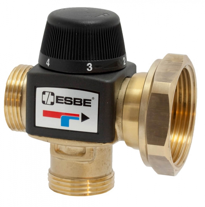 Ventil termostatic de amestec ESBE VTA 377 20-55°C cu racord pentru pompa [1]