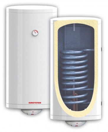 Boilere - Boiler termoelectric 200l cu o serpentina Woody BB200 S1