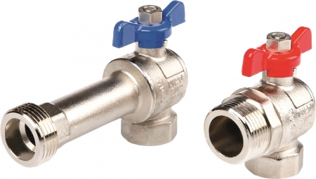 Sisteme de incalzire - Set robineti de colt TECEfloor SLQ 3/4" FI x 1" FE