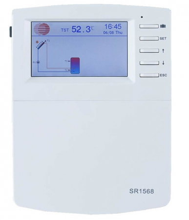 Automatizari solare - Controler pentru sistem de panouri solare termice SR1568