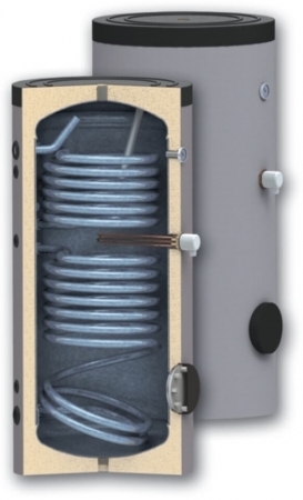 Boilere si puffere - Boiler de sol, indirect cu doua serpentine Woody SON 300