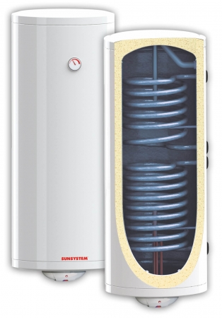 Boilere si puffere - Boiler termoelectric cu 2 serppentine Woody BB 200 S2