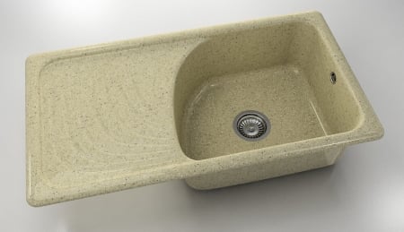 Chiuvete - Chiuveta bucatarie cu blat stanga 90 x 49 cm