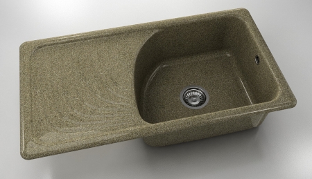 Chiuvete - Chiuveta bucatarie cu blat stanga 90 x 49 cm
