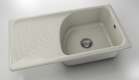 Chiuvete - Chiuveta bucatarie cu blat stanga 90 x 49 cm