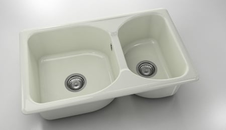 Chiuvete - Chiuveta bucatarie cu doua cuve 80 x 49 cm