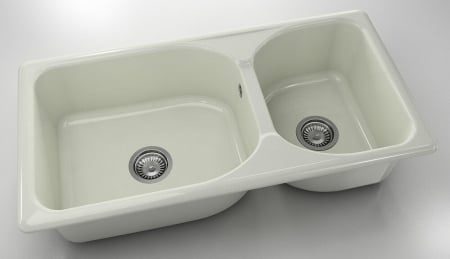 Chiuvete - Chiuveta bucatarie cu doua cuve 95 x 49 cm
