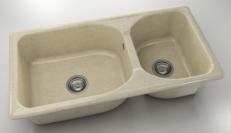 Chiuvete - Chiuveta bucatarie cu doua cuve 95 x 49 cm
