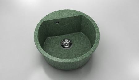 Chiuvete - Chiuveta bucatarie rotunda cu montaj pe blat, Fat, 51 cm