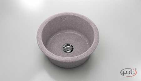 Chiuvete - Chiuveta bucatarie rotunda  Ø49 cm montare pe blat