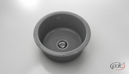 Chiuvete - Chiuveta bucatarie rotunda  Ø49 cm montare pe blat