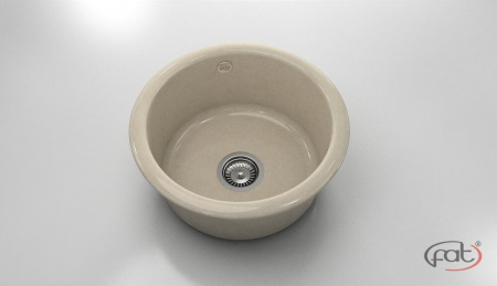 Chiuvete - Chiuveta bucatarie rotunda  Ø49 cm montare pe blat