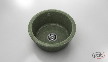 Chiuvete - Chiuveta bucatarie rotunda  Ø49 cm montare pe blat