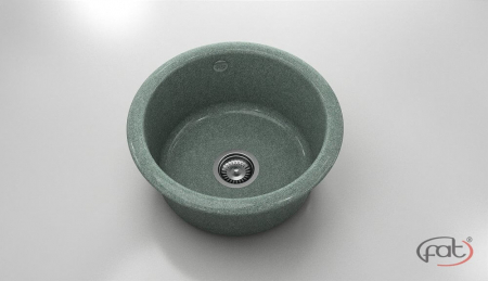 Chiuvete - Chiuveta bucatarie rotunda  Ø49 cm montare pe blat