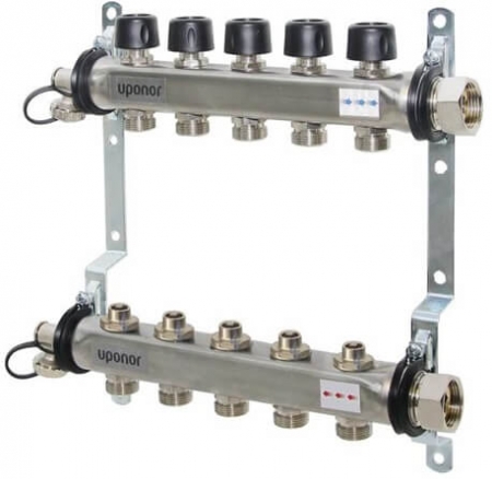 Distribuitoare si accesorii - Distribuitor din inox Uponor Smart S LS