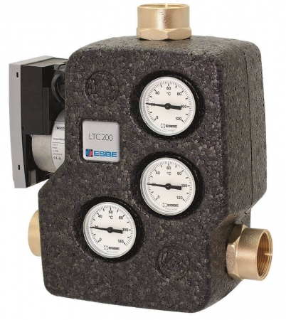Reglare temperatura retur - Grup de pompare termostatic pentru centrale pe lemne ESBE LTC 271 40/60