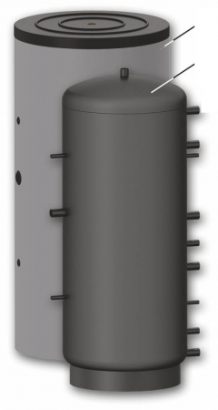 Rezervor de acumulare pentru sisteme de incalzire - puffer 1500l [1]